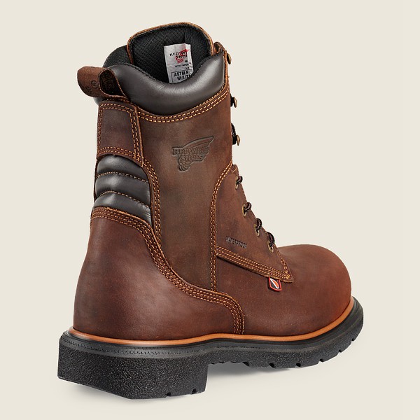 Red Wing Iş Botu Erkek - Dynaforce® - 8-Inch Waterproof Soft Toe - Kahverengi - 64JWSOHDG